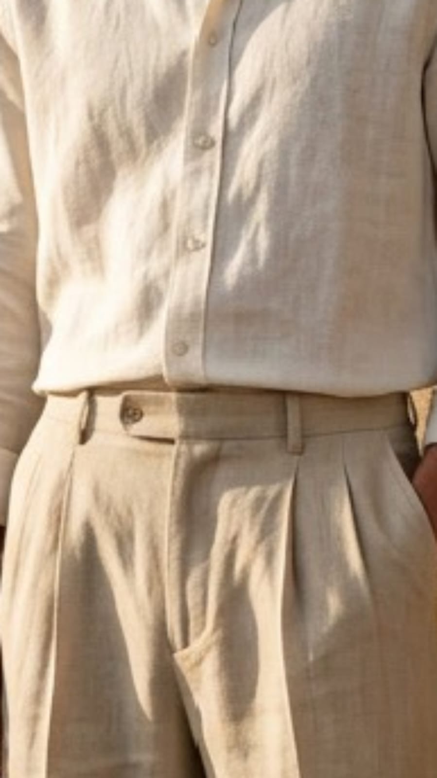 NOMA calça de linho
