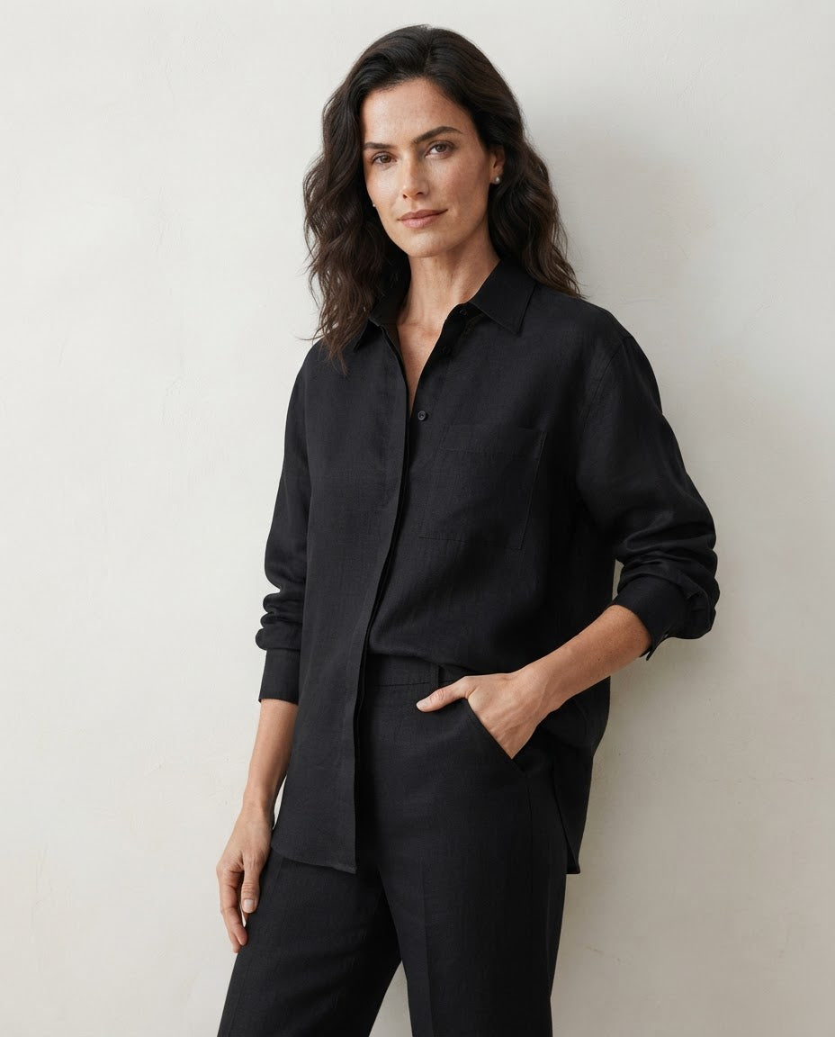 VAREN camisa de linho feminina