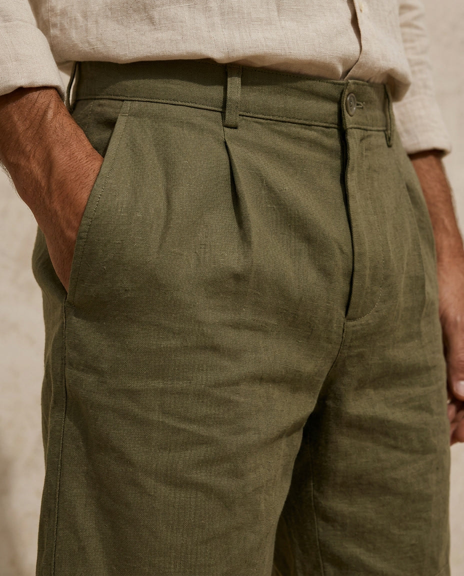 Domo Linho shorts