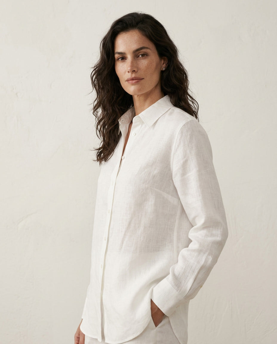 VAREN camisa de linho feminina