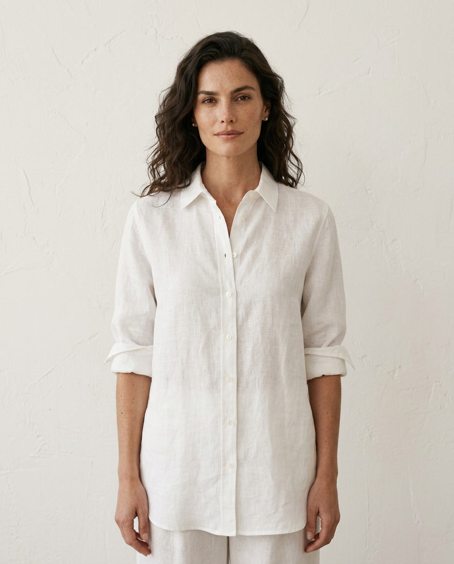 VAREN camisa de linho feminina