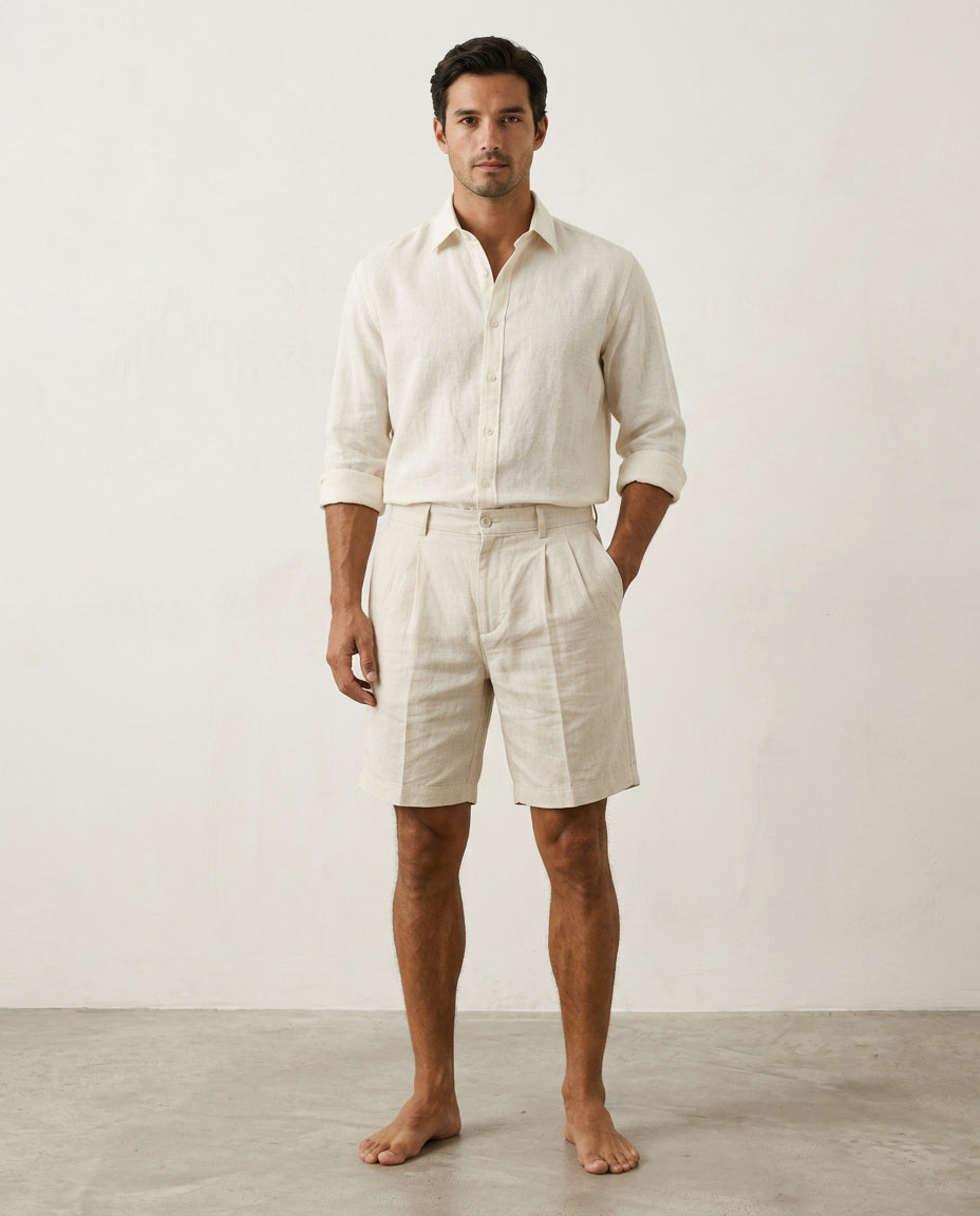 Domo Linho shorts