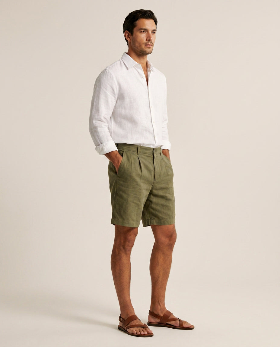 Domo Linho shorts