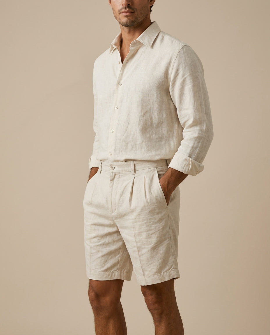 Domo Linho shorts